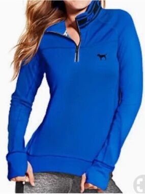 VS PINK ultimate half zip top